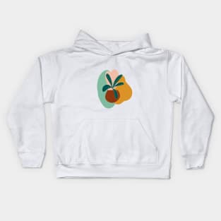 Contemporary Abstract Plant  2 Kids Hoodie